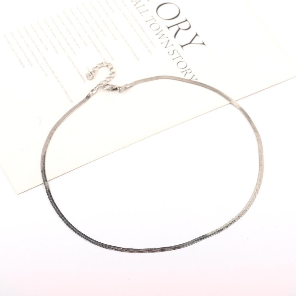 Sieraden zilveren slangenketting kettingen heren dames koperen basis goudkleurige sieraden fabrieksprijs  n09142