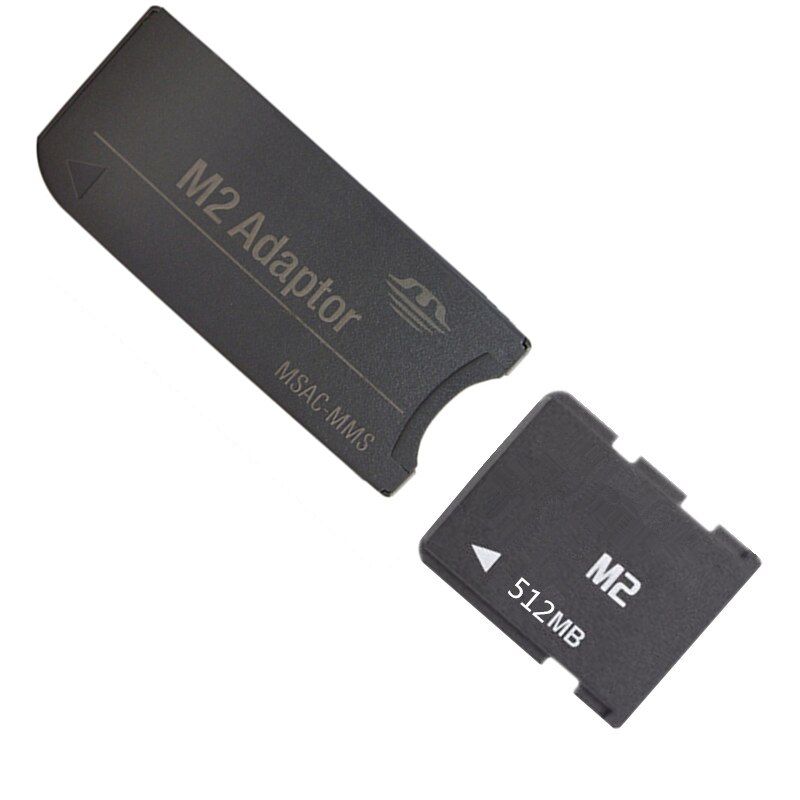 Grote Originele! M2 geheugenkaart 512 MB 1 GB 2 GB 4 GB 8 GB Memory Stick Micro met Adapter MS PRO DUO: 512MB