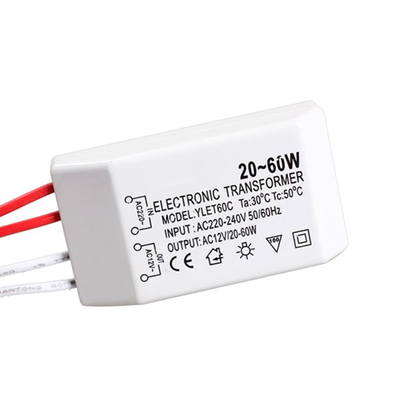 20-60W 12V Halogen Lamp Electronic Transformer Spotlight Adapter Device SMD66