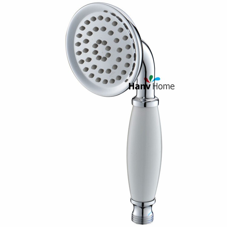 Six Types Brass & Ceramic Classical Telephone Hand Held Shower Head Bathroom replacement hand shower