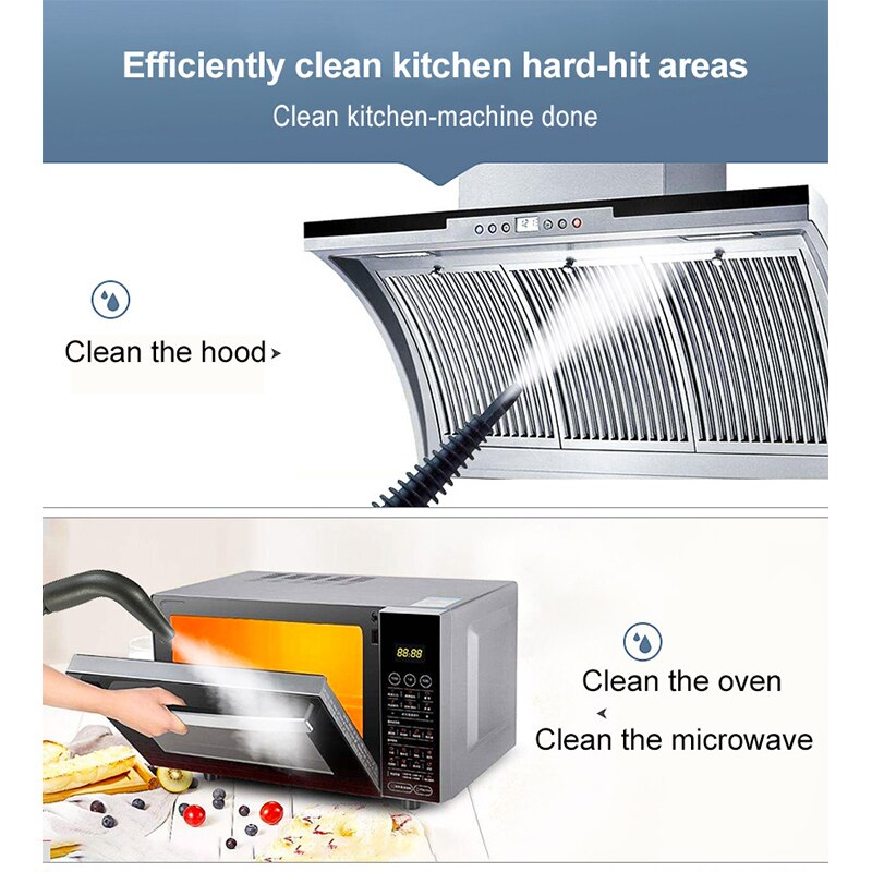 Multifunctional hand-held household appliances high temperature and high pressure steam cleaner to remove oil from kitchen