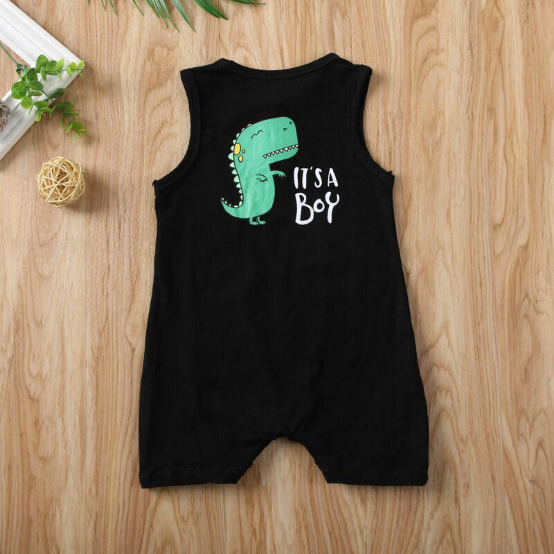 0-24M Toddler Newborn Infant Baby Boy Girl Cartoon Dinosaur Romper Jumpsuit Summer Baby Boys Costumes