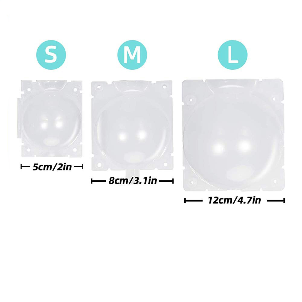 Bola de enraizado para Injerto de plantas, Bola de propagación de cultivo, cápsulas de capas de aire medio transparentes reutilizables para plantas de propagación rápida, 9 piezas: Verde claro