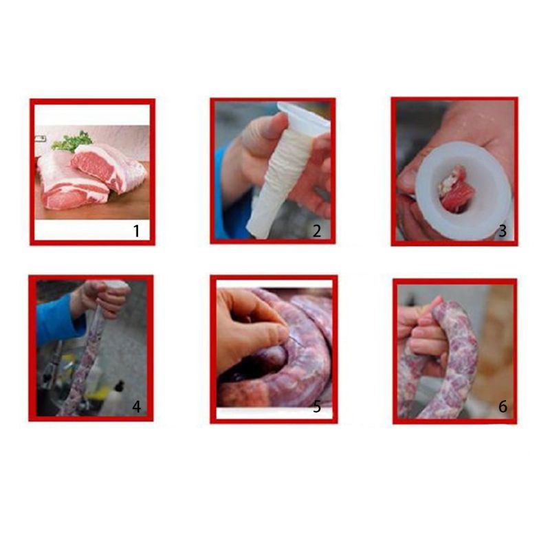 3 Maten Worst Maken Trechter Filler Stuffer Vullen Buizen Diy Vlees Maker Handleiding