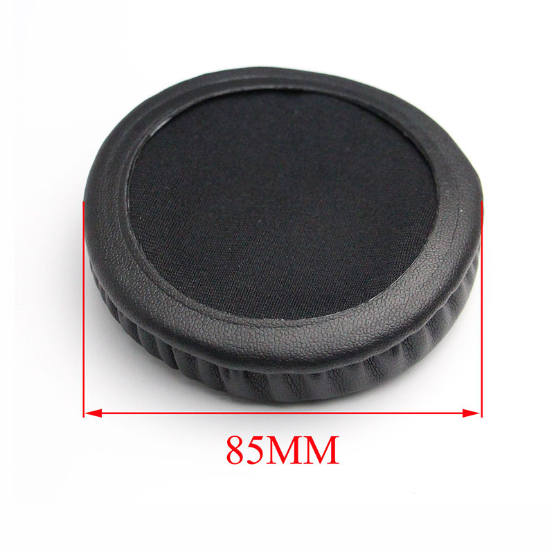 50mm 55mm 60mm 65mm 70mm 75mm 80mm 85mm 90mm 95mm 100mm 105mm Headphone Ear Pads Round PU Leather Ear Cushions Earpads: 85mm