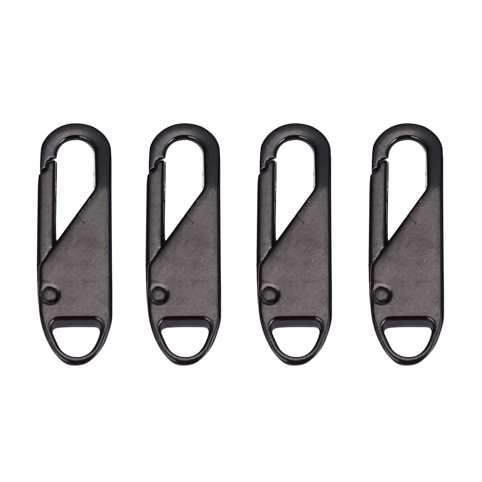 4pcs Universal Detachable Zipper Puller Metal Rubber Zipper For Bags Coats And Clothes: A