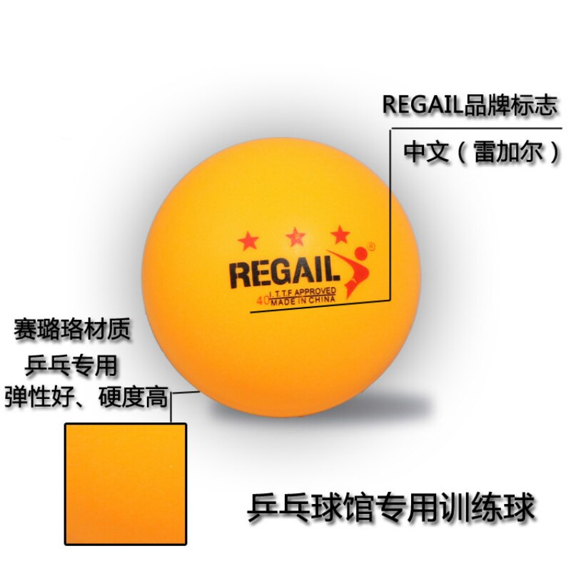 100 Stks/partij 3-Sterren 40Mm I.T.T.F. Goedgekeurd Olympische Pingpong Bal Ping Pong Wit/Oranje Voor Professionele Atleten Amateur