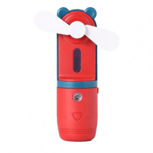 Handheld Fan Wide Application Water Spray Portable Home Handheld Fan for Handheld Fan: Red