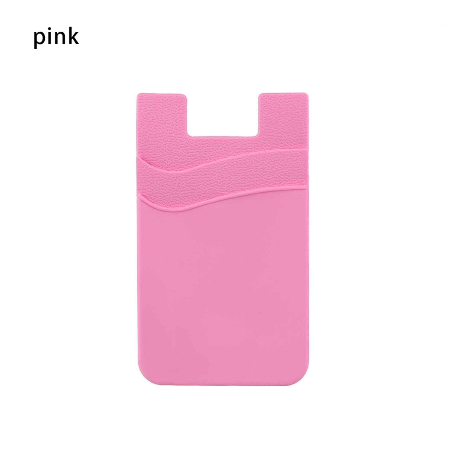 Leather Card Holder Sticker Adhesives Credit ID Card Mobile Phone Back Pocket Wallet Case Stickers Bag Pouch: Clear