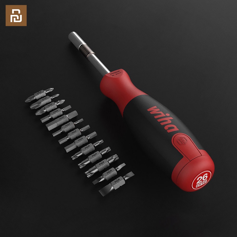 Tournevis Wiha Original 26 en 1 précision Chrome Vanadium acier tournevis embouts magnétiques Kit maison outils de réparation