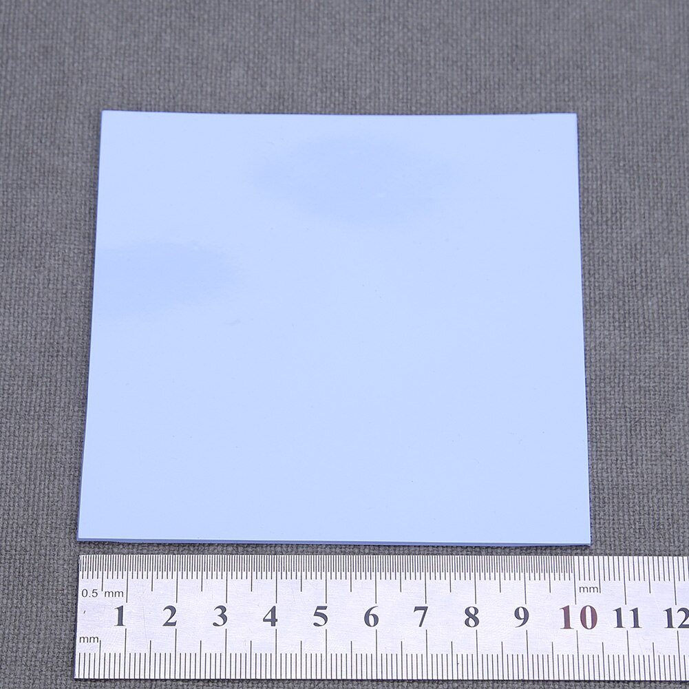 Lámina térmica de silicona para ordenador, almohadilla térmica conductora de refrigeración, disipador de calor, Chip gráfico, PC, CPU, 1/2mm, 100x100mm