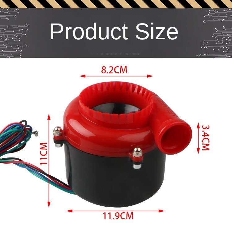 Válvula de alivio de presión Turbo electrónica de succión Natural, válvula de alivio de presión electrónica Turbo, sonido de simulación