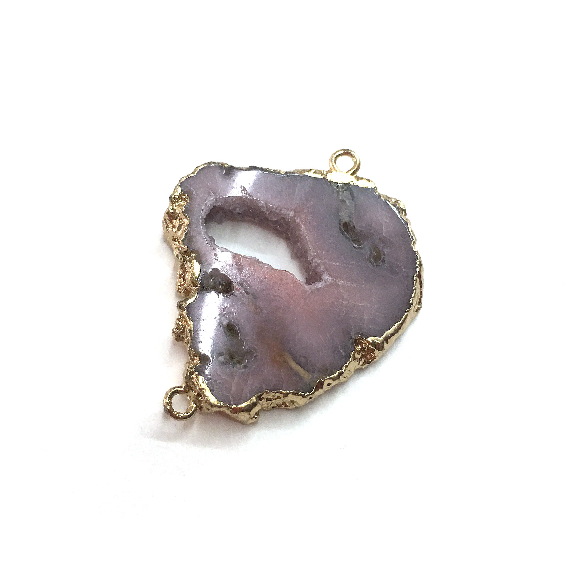 LE CIELO Naturale Agate Pendenti Con Gemme E Perle Pendenti E Ciondoli Connettore Pendenti Con Gemme E Perle per Monili Che Fanno Accessori FAI DA TE Fit Collane Dimensione 20x50mm-30x40mm: 7