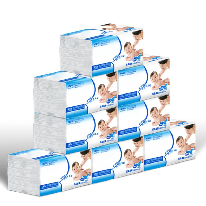 8PCS Silky Smooth Soft Premium 3-Ply Toilet Paper Kitchen Toilet Facial Tissues GXMC