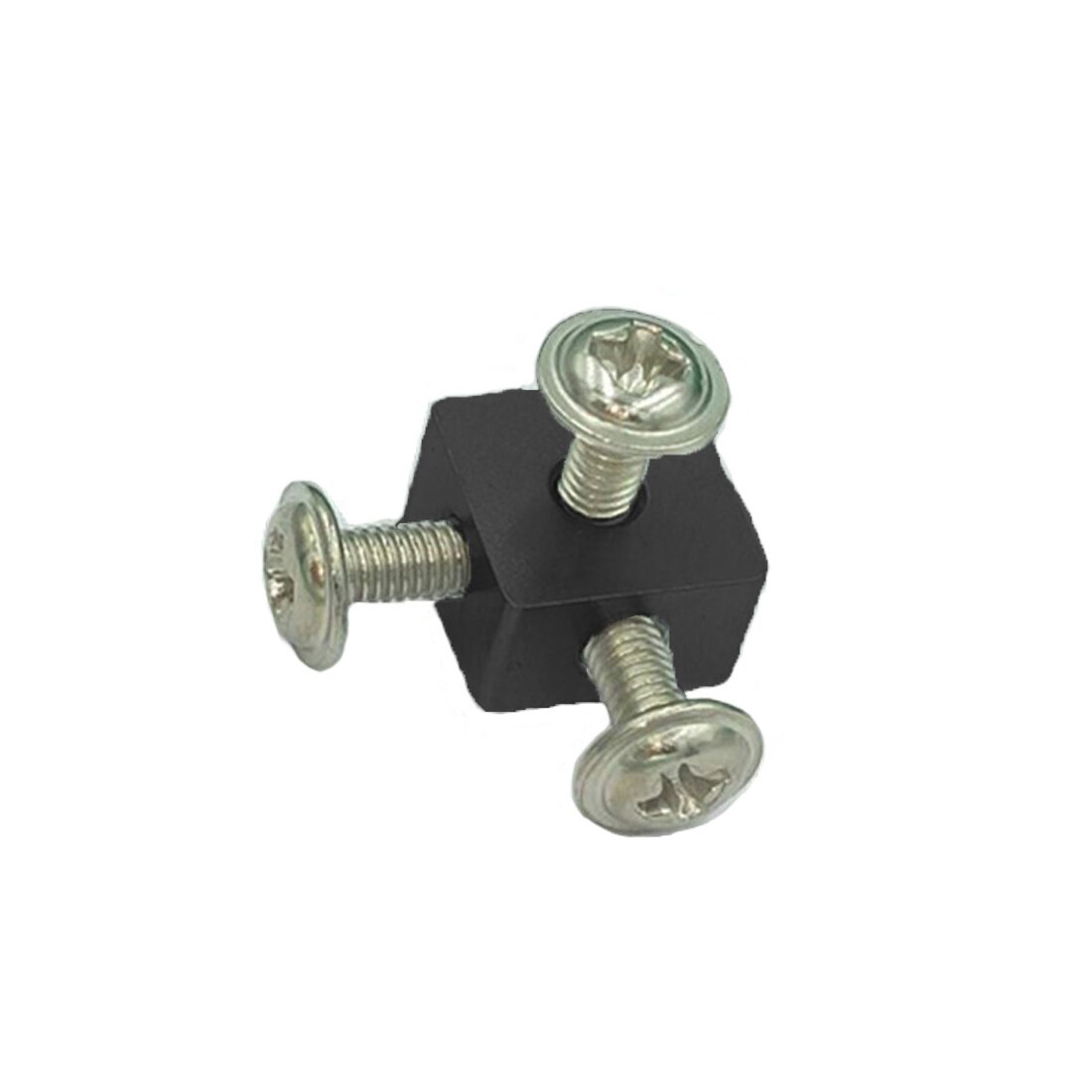 2x 6-Zijdig M3 Schroef Gaten Moer Blok Aluminium M3 Locking Aansluiting Voor Slr Camera 'S Foto Voet Spikes duim Schroef Chassis