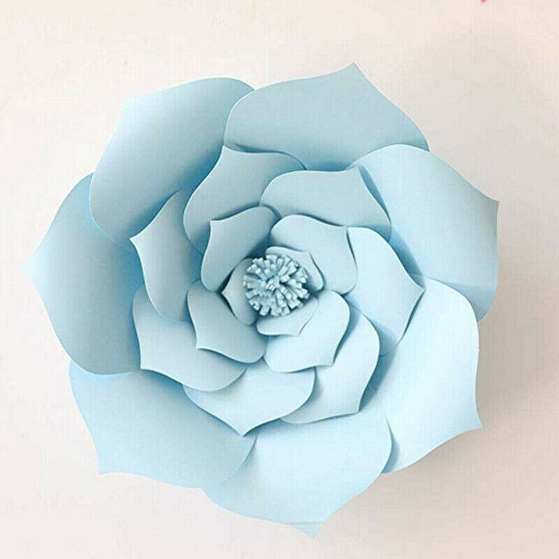 Largest supplier 30cm Paper Flower Backdrop Wall Large Rose Flowers DIY Wedding Party Decor: 9