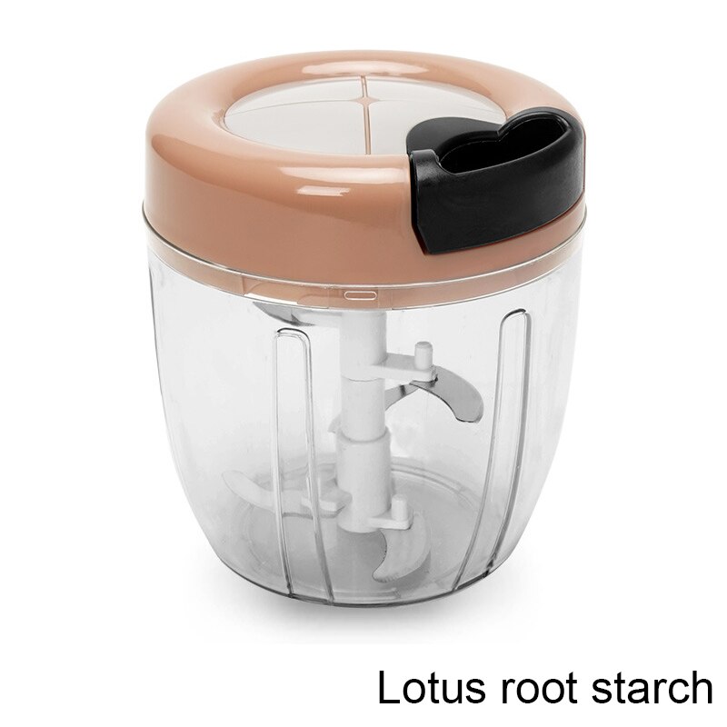 Manual Mincer garlic meat grinder multifunction kitchen vegetable garlic crusher vegetable cutter vegetable slicer fruit tool: D
