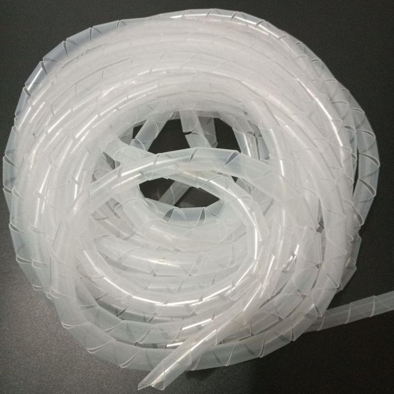 4mm-30mm weiße kabelaufwickler, drahtwickelrohre, spiralwickelrohre, drahtorganisatoren, schutzhüllen, pe-kabelschutzschläuche, kabelbaumschläuche, wickelrohre