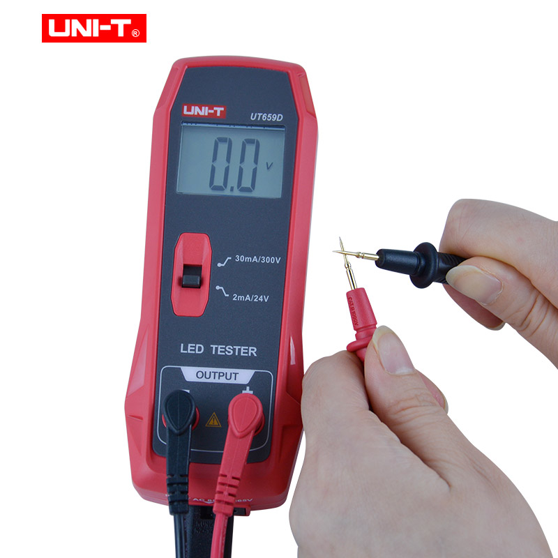 Probador LED UNI-T UT659A UT659D, retroiluminación de TV LCD, barra de luz, tubo de inspección y mantenimiento, mesa, lámpara LED, serie de pruebas de circuito