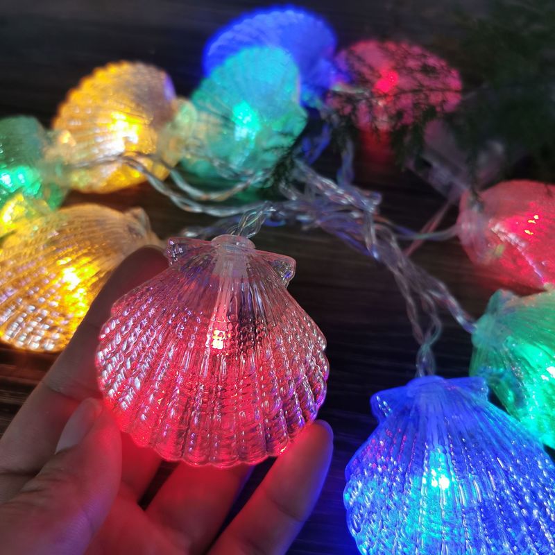 1.5M 3M Fairy Guirlande Led Shell Lichtslingers Lamp Voor Kerstboom Bruiloft Thuis indoor Decor