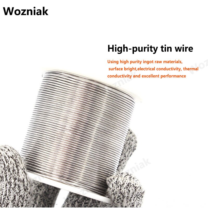 MECHANIC Solder Wire 0.2mm Welding Wire Free Clean Rosin Core High Brightness MCN Low Melting Point Soldering Tools