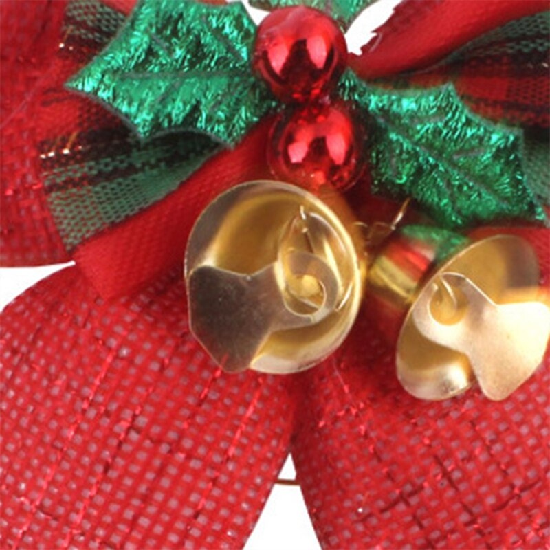 Jute Jute Kerstboom Ornamenten Kerst Lint Strikken Voor Kerstboom Presenteert Decoraties Charms Ornamenten