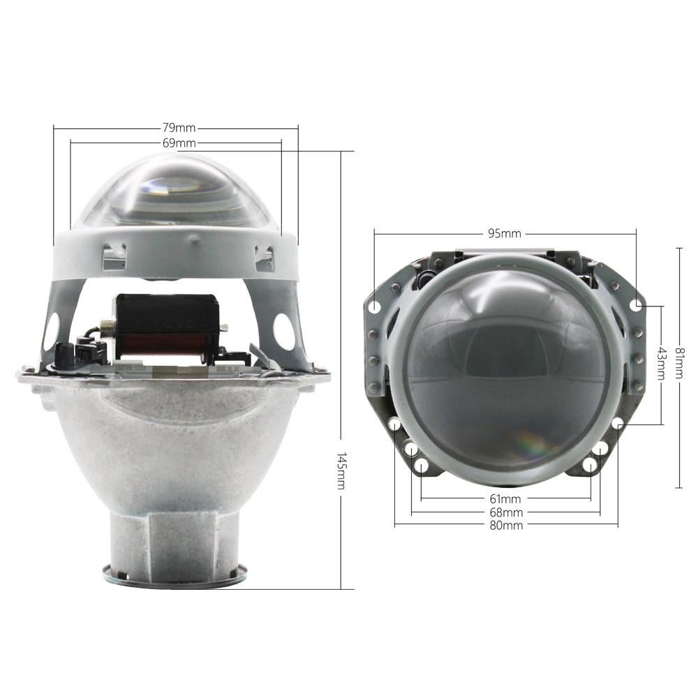 TAOCHIS 3,0 zoll Kopf licht nachrüsten HELLA 3R G5 bi Xenon projektor linse Mit H7 Halogen Projektor Xenon LED lampen