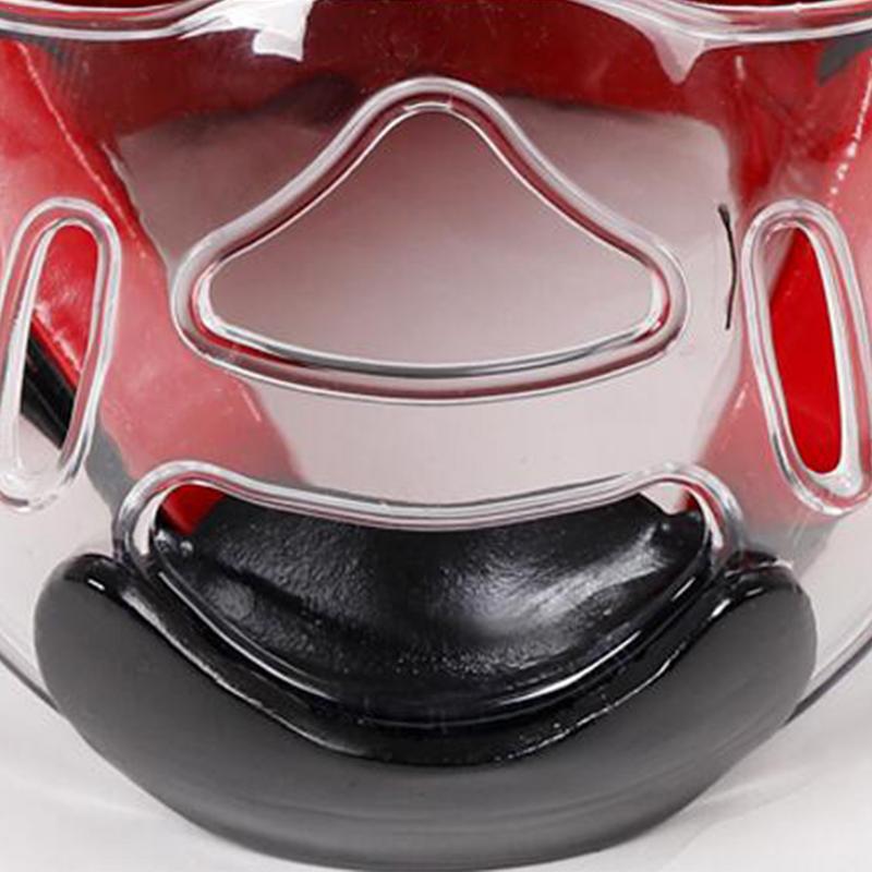 Sports Clear Face Shield Head Shield Removable Taekwondo Helmet Mask Protective Gear For Both Men And Women