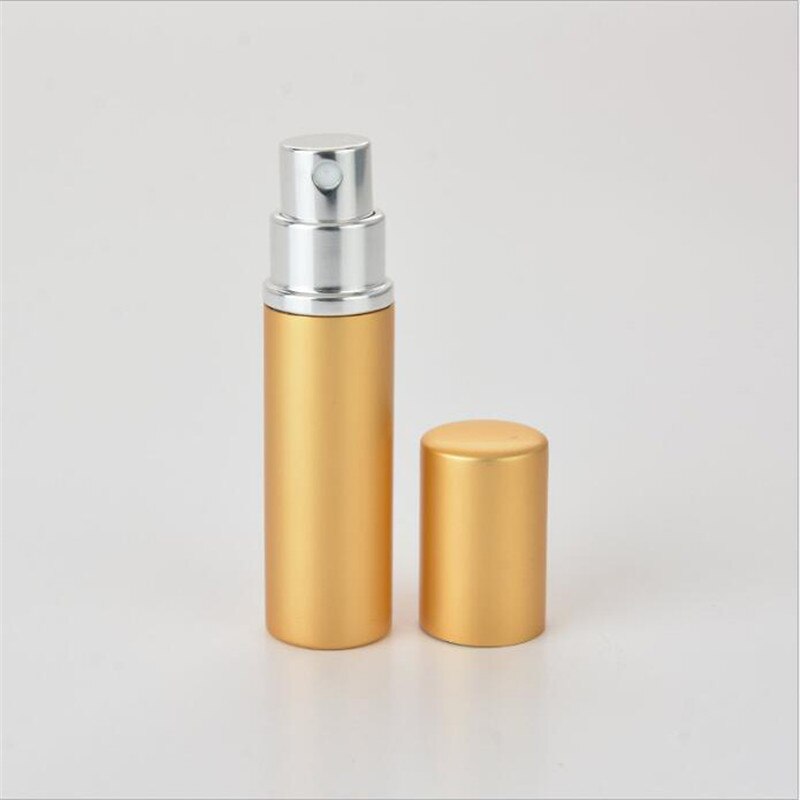 Récipient rechargeable en aluminium portatif de voyage de bouteille de jet de parfum avec la bouteille de parfum de récipients vides