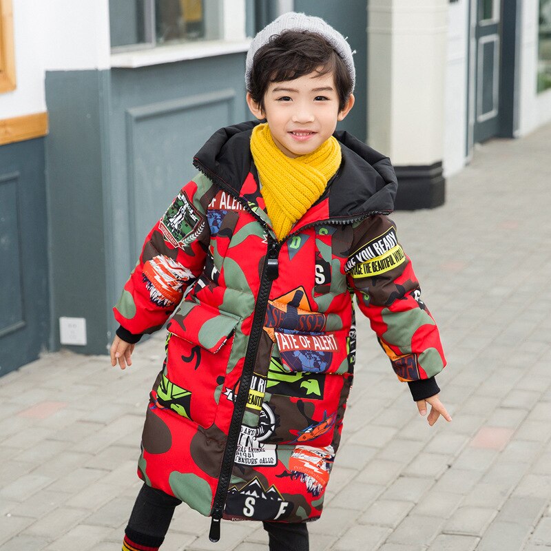 Winter Kinderen Jas Jongens Jassen Dikte 4-10 Oud Maat Herfst Winter 9WBT034