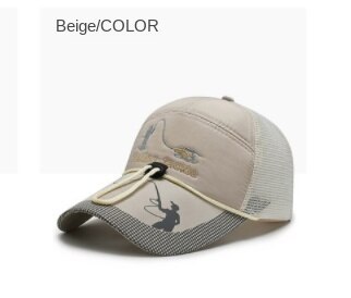 100% Vissen Hoed Mannen Outdoor Zon Bescherming Zonnescherm Vissen Hoed Sport Sneldrogende Wandelen Paardrijden Hoed Baseball Netto cap: PT-05
