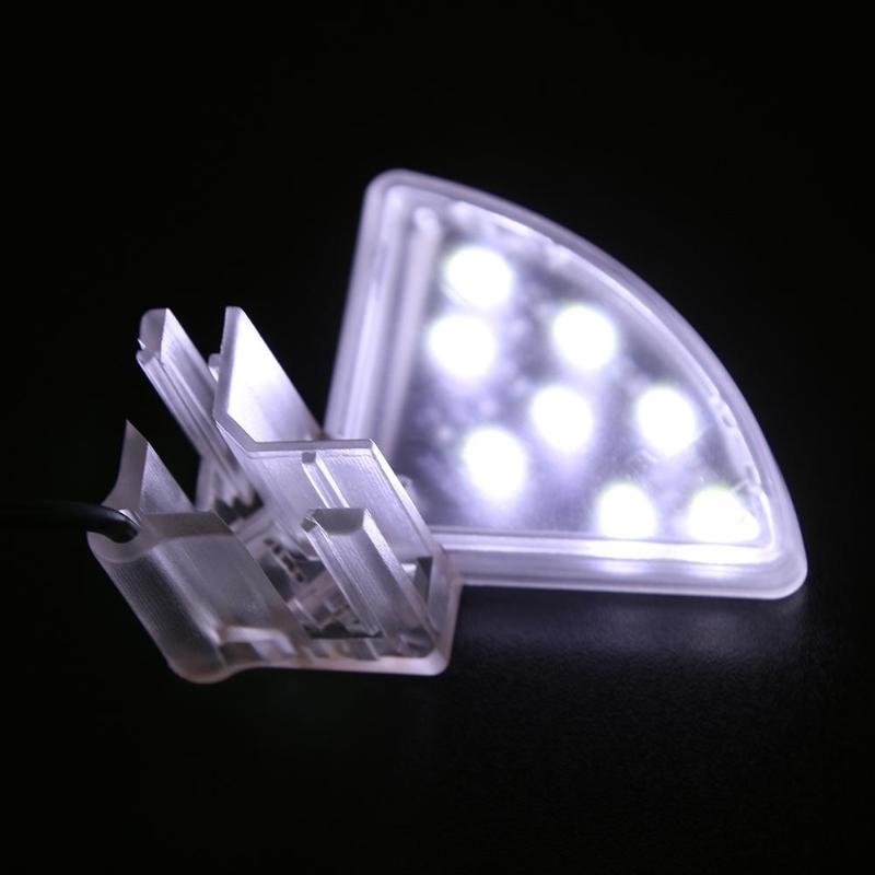 Mini vedenpitävä klipsi led akvaariovalo 5w vesikasveja kasvaa lamppukasveja kasvaa kevyt clip-on lamppu kala akvaario vedenpitävä: Default Title