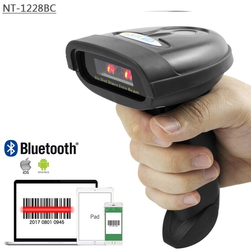 NETUM W6-X Bluetooth CCD Barcode Scanner & NT-1228BC Barcode Leser für Handy, Mobiltelefon Zahlung Computer Bildschirm Unterstützung Mac IOS, Android: NT-1228BC 1D CCD