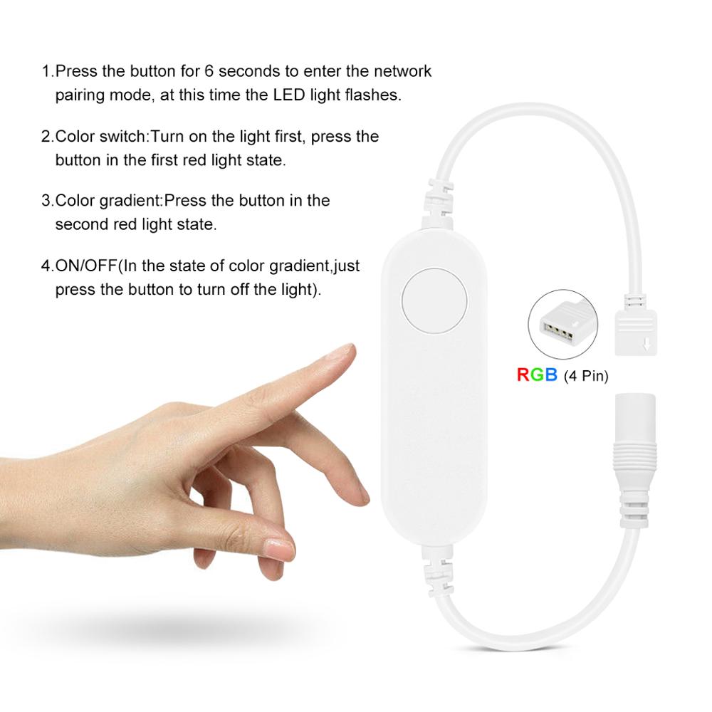 Tuya – bande lumineuse LED RGB, wi-fi, 12v dc, avec commande vocale, 1/2/3/4/5/10/15 M, fonctionne avec Google Home et Smart Life App