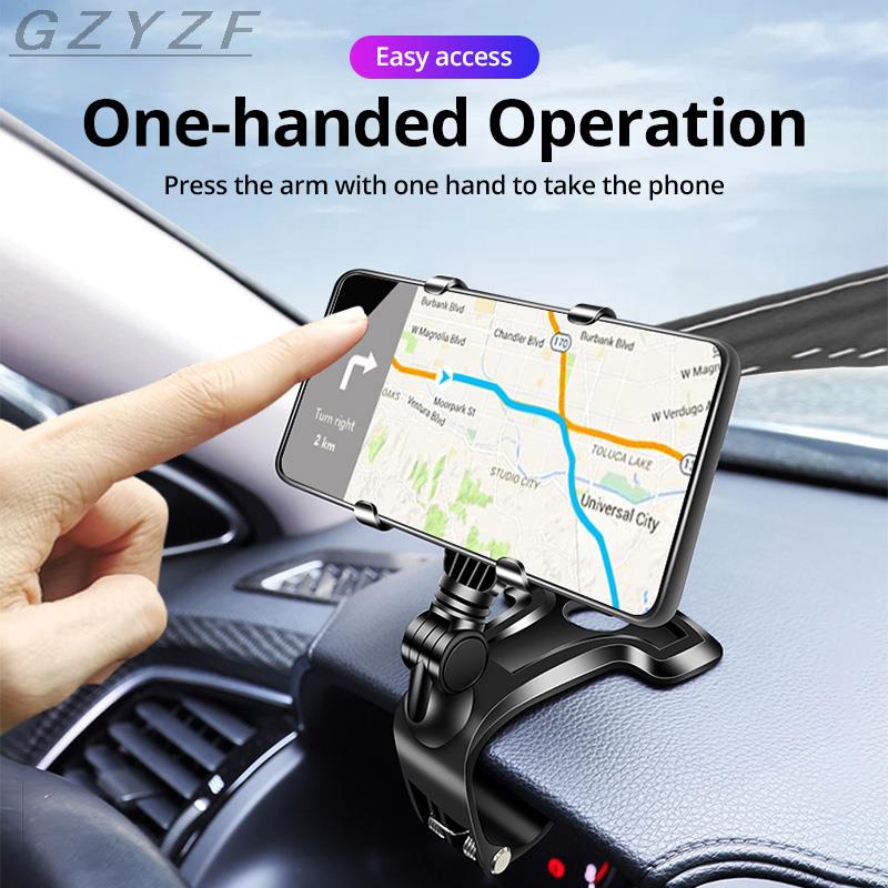 Soporte Universal de teléfono móvil para salpicadero de coche, soporte de 1440 grados para Smartphone, para coche, GPS, novedad