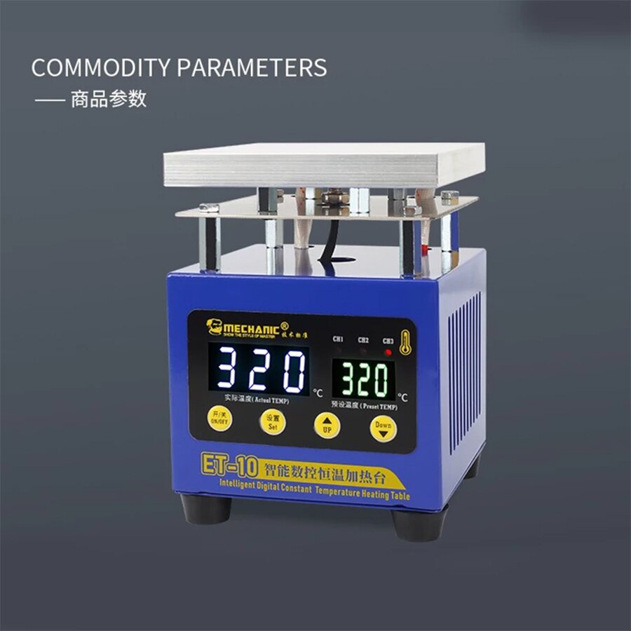 Monteur Mobiele Telefoon Reparatie Smart Cnc Constante Temperatuur Verwarming Tafel Voor Verwijderen Midden Frame En Scherm Van De Mobiele Telefoon
