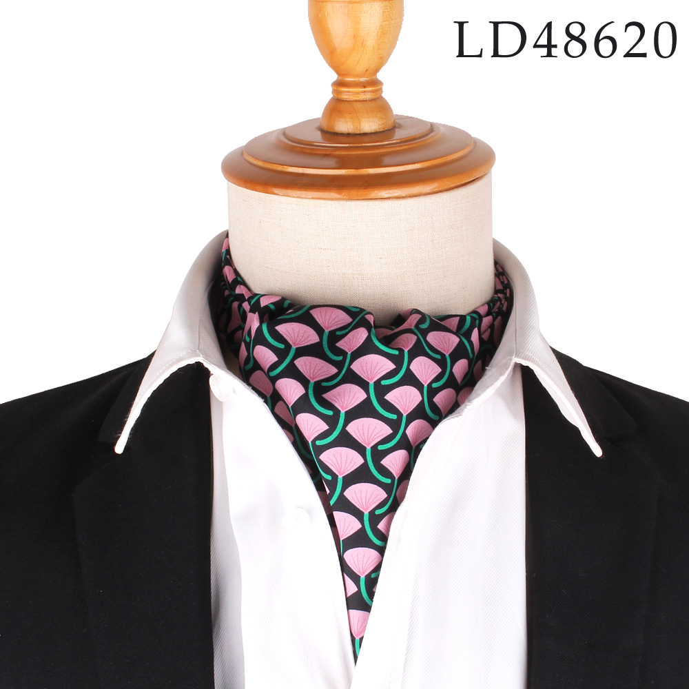 Neue Flora Männer Cashew Krawatte Hochzeit Formale Krawatte Ascot Scrunch Selbst Britischen Gentleman Polyester Weiche Krawatte Luxus Drucken Schal: LD48620