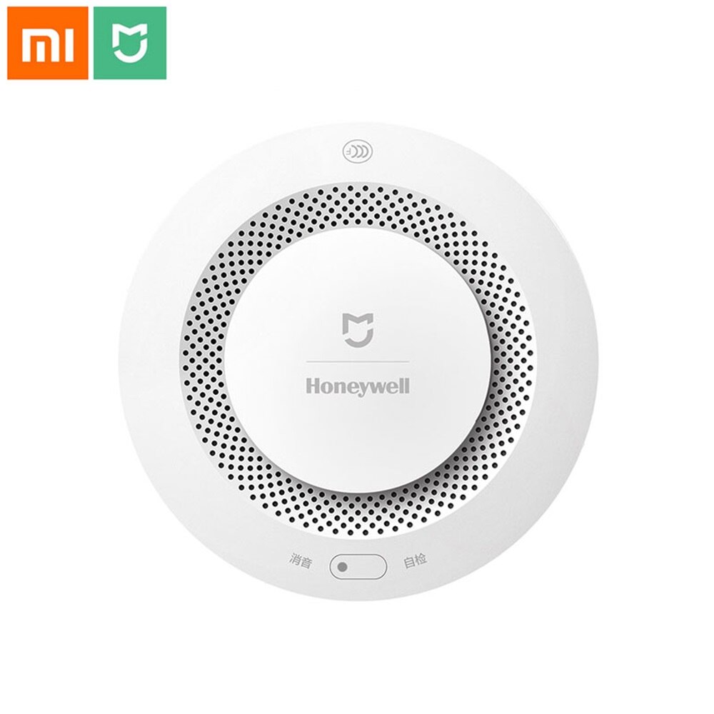 Mijia Honeywell Fire Alarm Smoke Sensor Work With Multifunction Gateway 2 Smart Home Security APP Control: 1 PC
