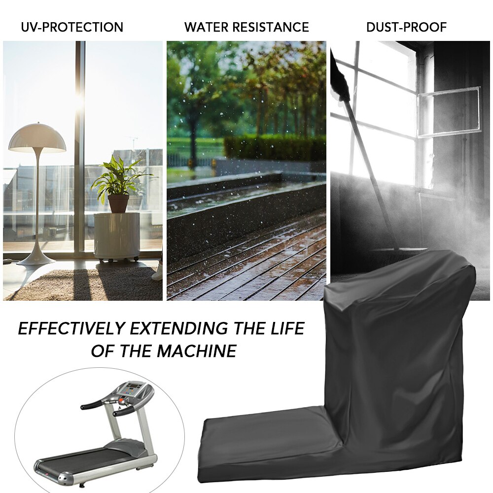 Cubierta plegable para caminadora eléctrica, funda impermeable a prueba de polvo para máquina de correr, protector deportivo Universal para caminar con cremallera