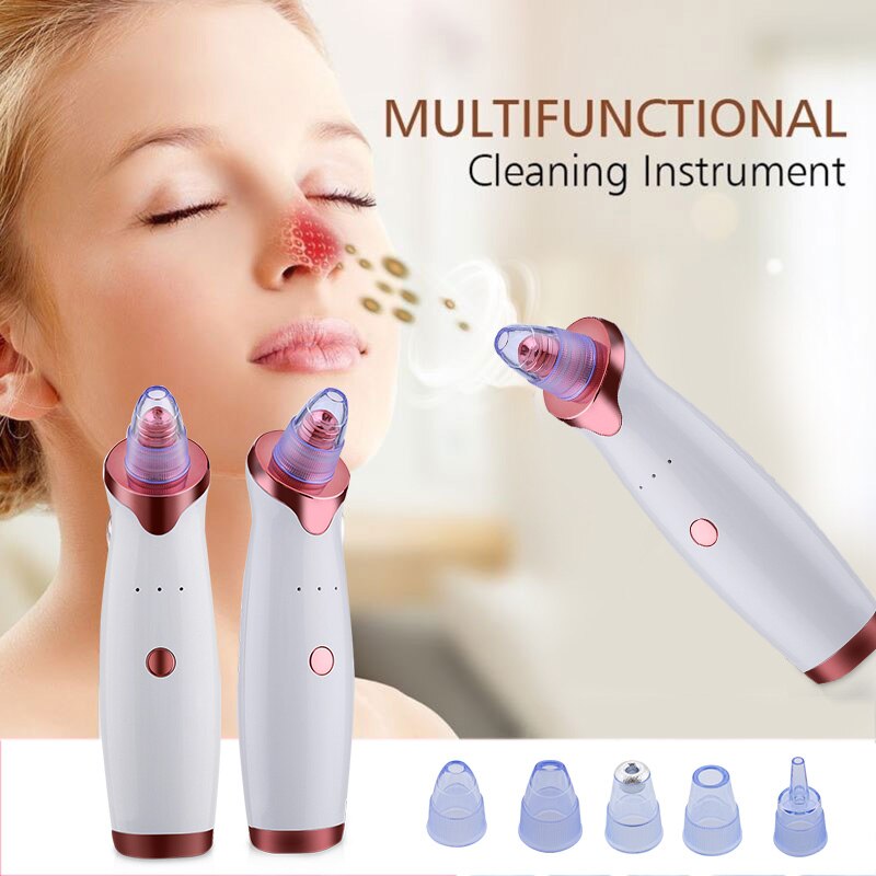 Limpiador de poros Facial eléctrico, exfoliante Facial, eliminador de espinillas, máquina de succión al vacío de acné, Nano pulverizador