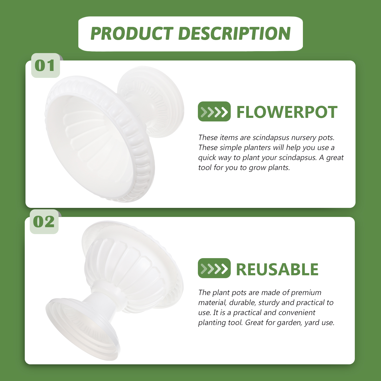 Hydroponic Flower Pot Plastic Roman Pillar Flower Pot Large Roman Column Flowerpot Garden Balcony Flowerpots