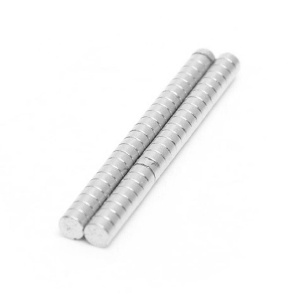 50Pcs N52 3X1.5Mm Ronde Cilinder Super Sterke Zeldzame Aarde Diy Neodymium Magneten Koelkast Ambachten Voor Akoestische veld Elektronica