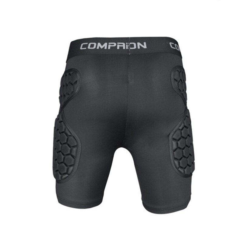 Men Rugby Soccer Goalkeeper Training Pants American Rugby Football Pads Jacket Shorts Workout Fitness Knee Guard Safety Trousers