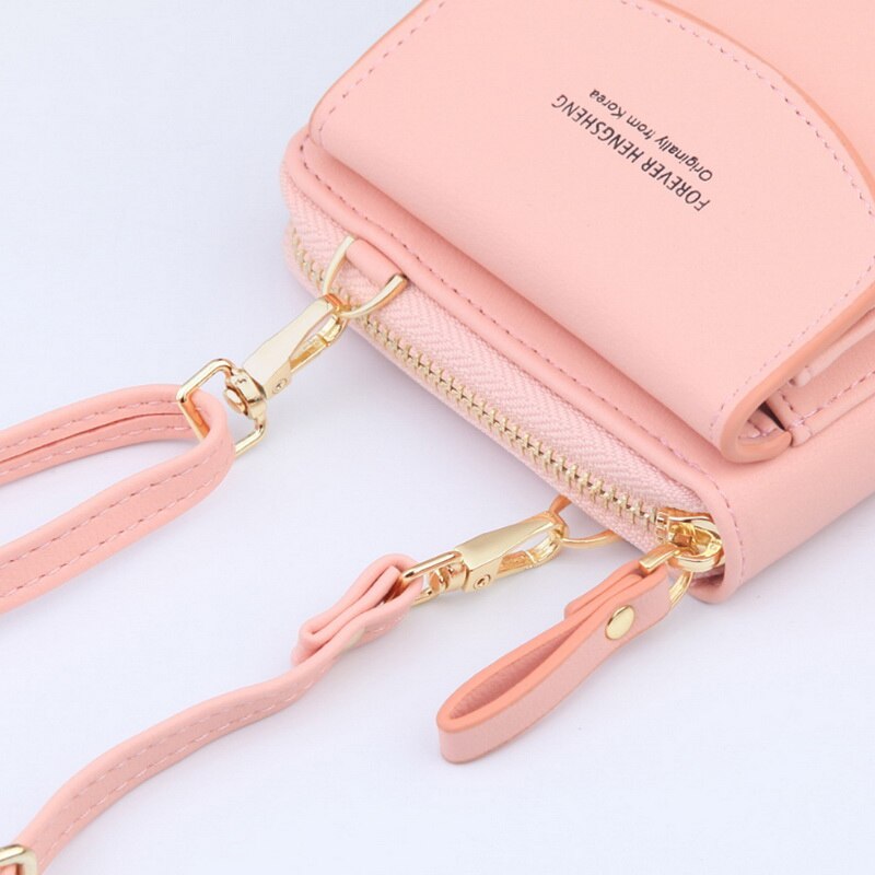 Ladies Purse Wallet Women Diagonal PU Multifunctional Mobile Phone Clutch Bag Large Capacity Passport Travel Card Holder