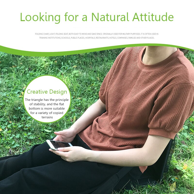 Outdoor Opvouwbare Fauteuil Rugleuning Stoel Draagbare Zachte Vouwen Camping Paniek Vissen Seat Stoel Tuin Reizen Opslag Spijkeren
