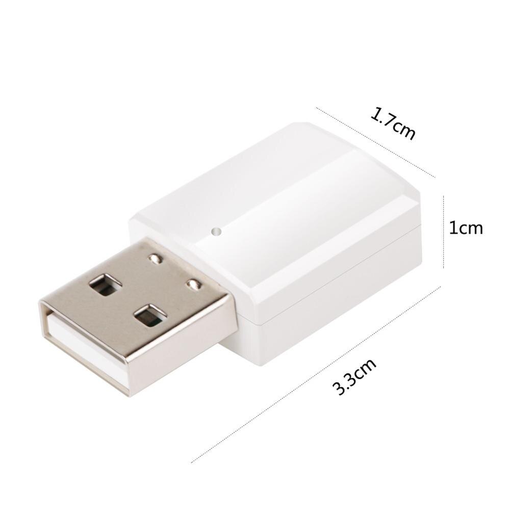 Bluetooth V5.0 receptor de Audio USB adaptador de transmisor Bluetooth para TV/ordenador altavoz de auriculares