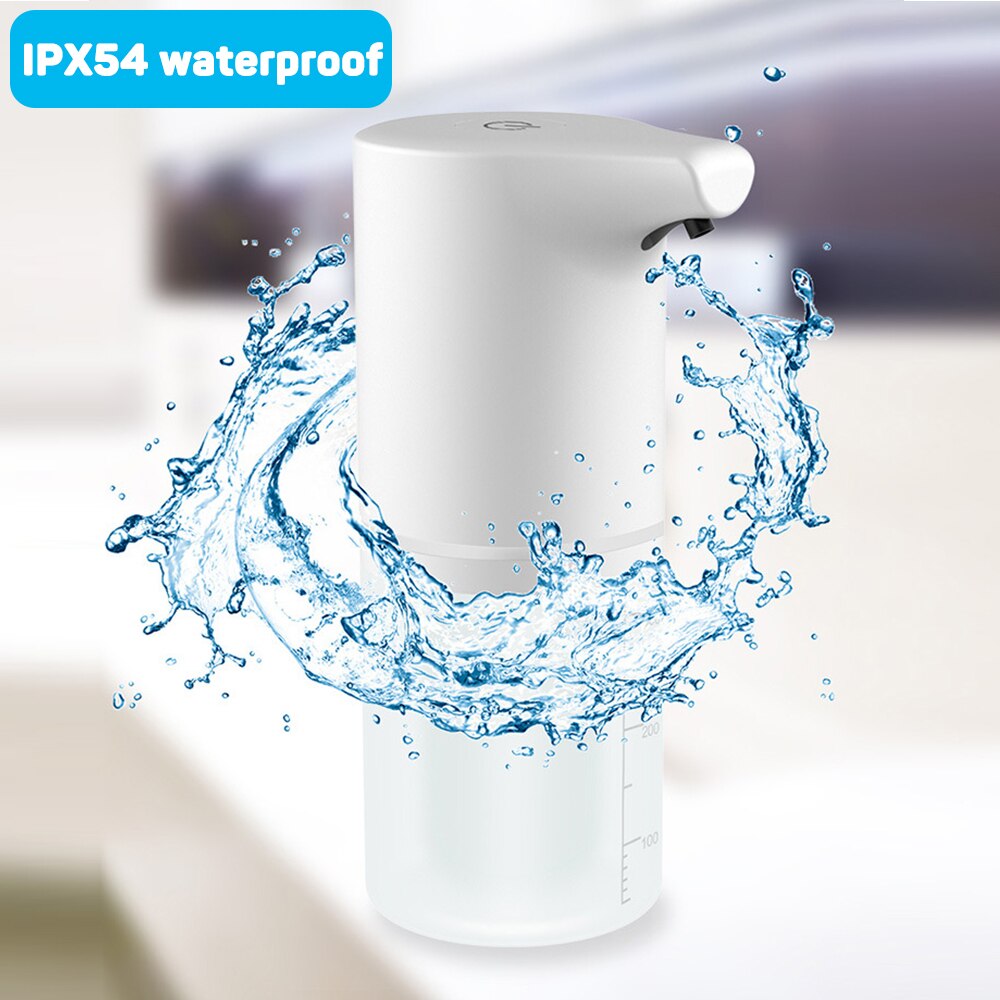 Dispensador de jabón automático sin contacto, máquina de espuma inteligente con carga USB, Sensor infrarrojo, Manos libres de jabón líquido, desinfectante