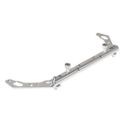 Motorfiets Bewerkt Aluminium Universal Stuur Balans Vaste Beugel Multifunctionele Stuur Balans Beugel: Zilver