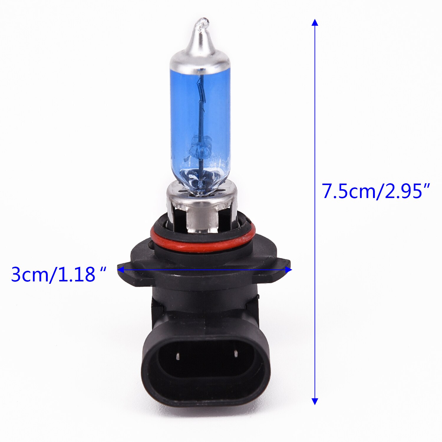 Ampoule Quartz bleu foncé 6000K 1 pièces xénon halogène phare Super lumineux antibrouillard 29005 HB3 feux de jour