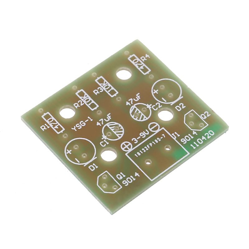 1Set Electronic DIY Making Kits Flashing Lamp Electronic Circuit Board Parts 090F